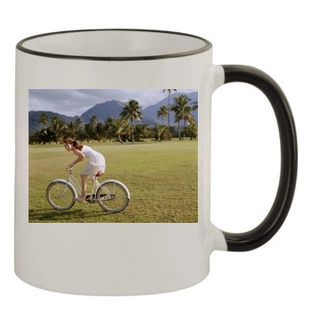 Jennifer Garner 11oz Colored Rim & Handle Mug