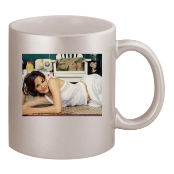 Jennifer Garner 11oz Metallic Silver Mug