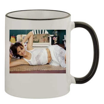 Jennifer Garner 11oz Colored Rim & Handle Mug