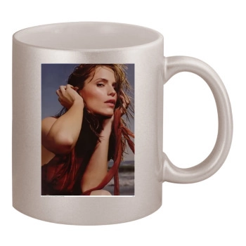 Jennifer Garner 11oz Metallic Silver Mug