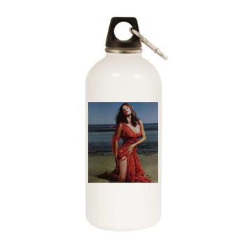 Jennifer Garner White Water Bottle With Carabiner