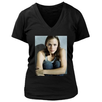 Jennifer Garner Women's Deep V-Neck TShirt