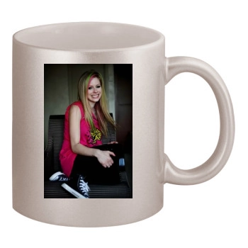 Avril Lavigne 11oz Metallic Silver Mug