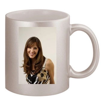 Jennifer Garner 11oz Metallic Silver Mug