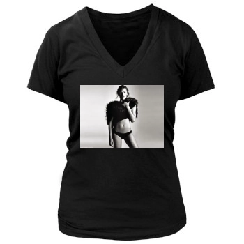 Jennifer Garner Women's Deep V-Neck TShirt