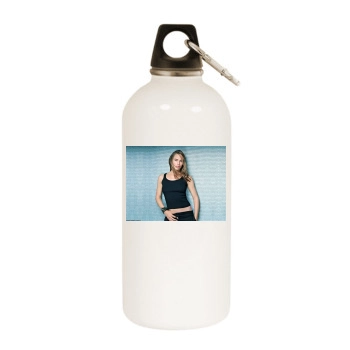 Jennifer Garner White Water Bottle With Carabiner