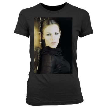 Jennifer Garner Women's Junior Cut Crewneck T-Shirt