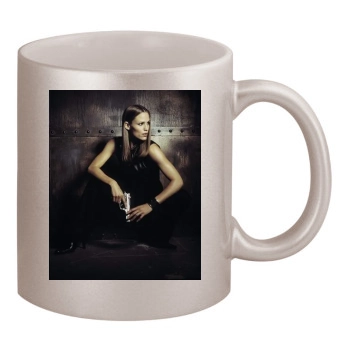 Jennifer Garner 11oz Metallic Silver Mug