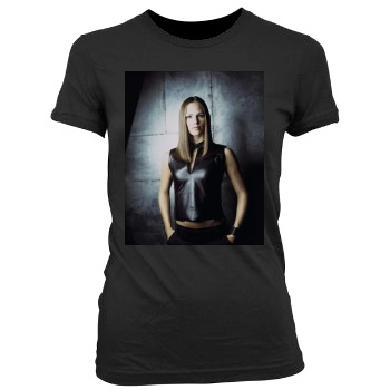 Jennifer Garner Women's Junior Cut Crewneck T-Shirt