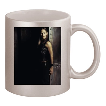 Jennifer Garner 11oz Metallic Silver Mug