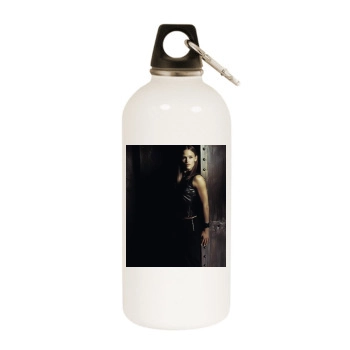 Jennifer Garner White Water Bottle With Carabiner