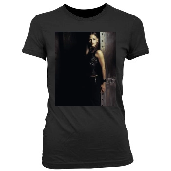 Jennifer Garner Women's Junior Cut Crewneck T-Shirt