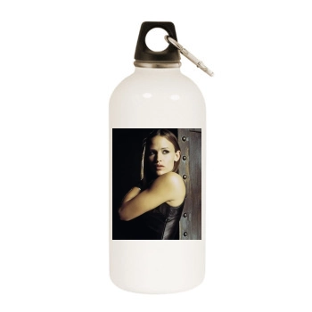 Jennifer Garner White Water Bottle With Carabiner