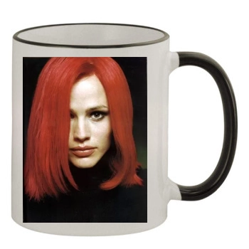 Jennifer Garner 11oz Colored Rim & Handle Mug