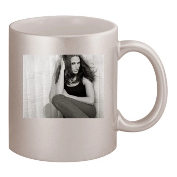 Jennifer Garner 11oz Metallic Silver Mug