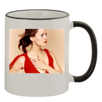 Jennifer Garner 11oz Colored Rim & Handle Mug