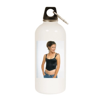 Jennifer Garner White Water Bottle With Carabiner