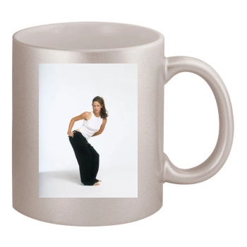 Jennifer Garner 11oz Metallic Silver Mug