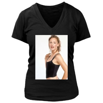 Jennifer Garner Women's Deep V-Neck TShirt