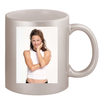 Jennifer Garner 11oz Metallic Silver Mug