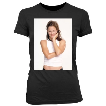 Jennifer Garner Women's Junior Cut Crewneck T-Shirt