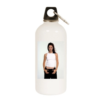 Jennifer Garner White Water Bottle With Carabiner