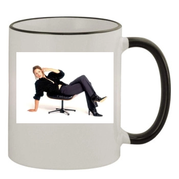 Jennifer Garner 11oz Colored Rim & Handle Mug