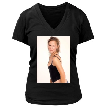 Jennifer Garner Women's Deep V-Neck TShirt