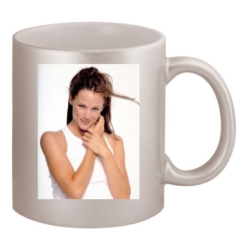 Jennifer Garner 11oz Metallic Silver Mug