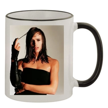 Jennifer Garner 11oz Colored Rim & Handle Mug