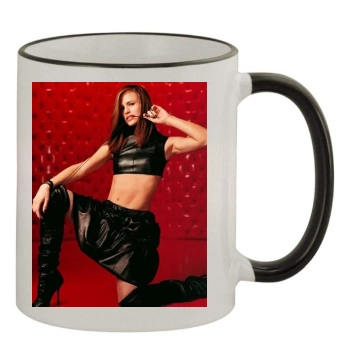 Jennifer Garner 11oz Colored Rim & Handle Mug