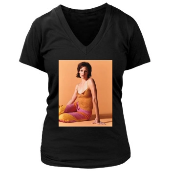 Jennifer Garner Women's Deep V-Neck TShirt