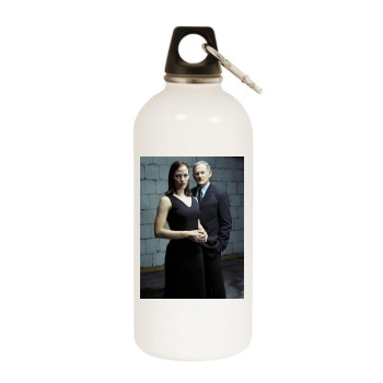 Jennifer Garner White Water Bottle With Carabiner