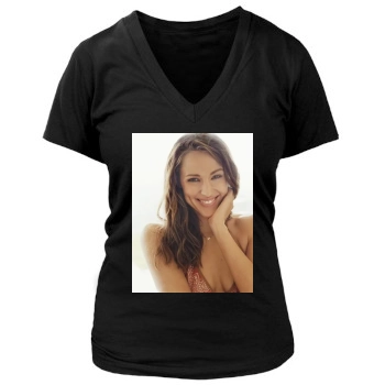 Jennifer Garner Women's Deep V-Neck TShirt