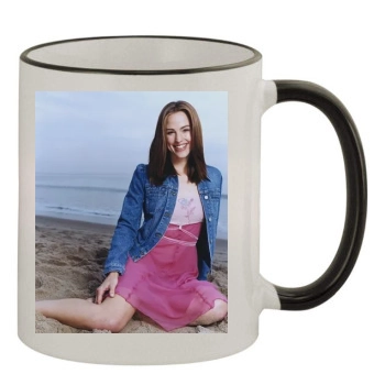 Jennifer Garner 11oz Colored Rim & Handle Mug