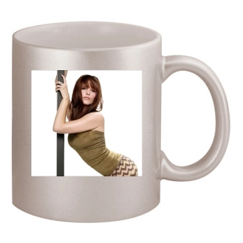 Jennifer Garner 11oz Metallic Silver Mug