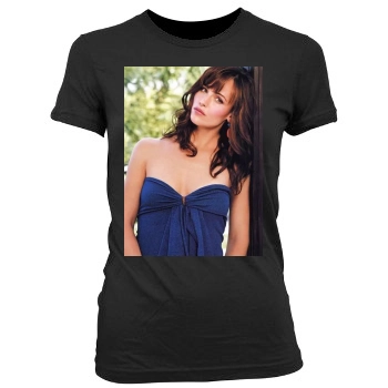 Jennifer Garner Women's Junior Cut Crewneck T-Shirt