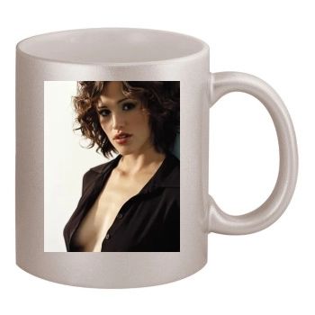 Jennifer Garner 11oz Metallic Silver Mug