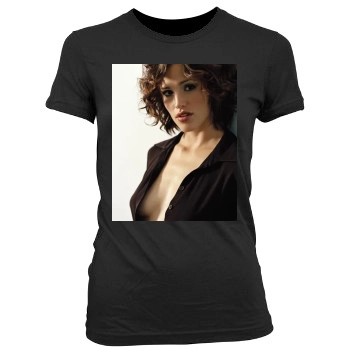 Jennifer Garner Women's Junior Cut Crewneck T-Shirt