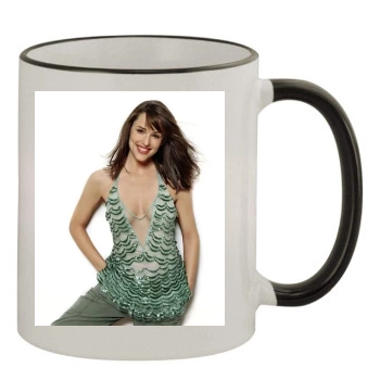 Jennifer Garner 11oz Colored Rim & Handle Mug