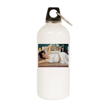 Jennifer Garner White Water Bottle With Carabiner