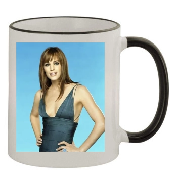 Jennifer Garner 11oz Colored Rim & Handle Mug