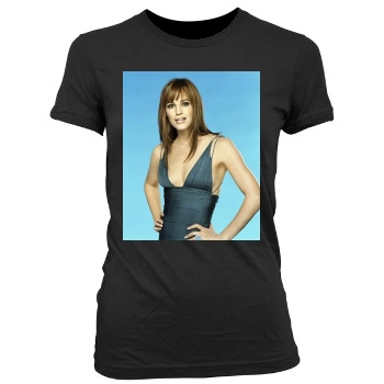 Jennifer Garner Women's Junior Cut Crewneck T-Shirt