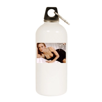 Jennifer Garner White Water Bottle With Carabiner