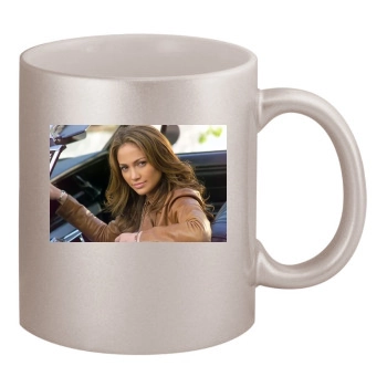 Jennifer Lopez 11oz Metallic Silver Mug