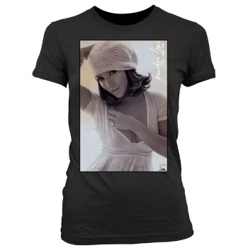 Jennifer Lopez Women's Junior Cut Crewneck T-Shirt