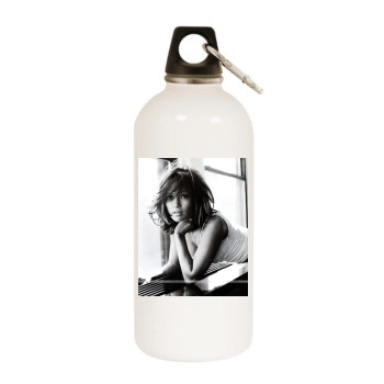 Jennifer Lopez White Water Bottle With Carabiner