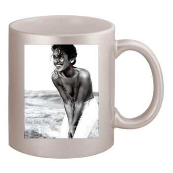 Jennifer Lopez 11oz Metallic Silver Mug