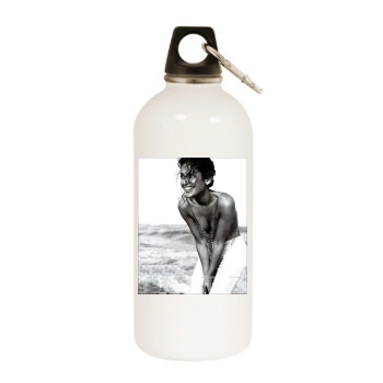 Jennifer Lopez White Water Bottle With Carabiner