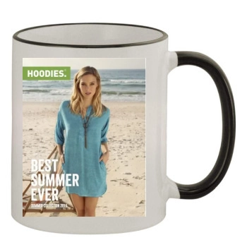 Bar Refaeli 11oz Colored Rim & Handle Mug